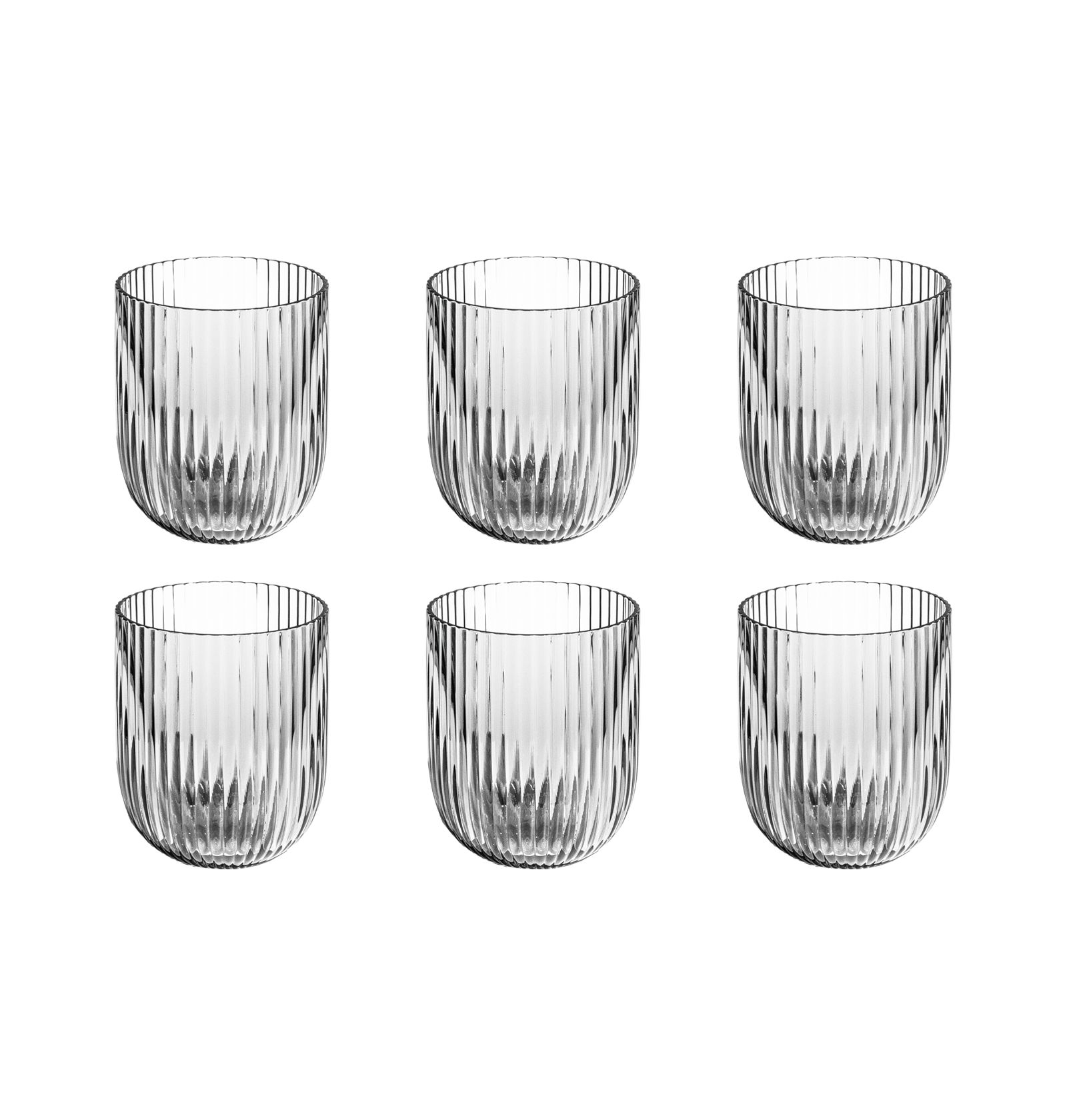 Abode Homewares Mesa Stemless Glasses, Set of 6