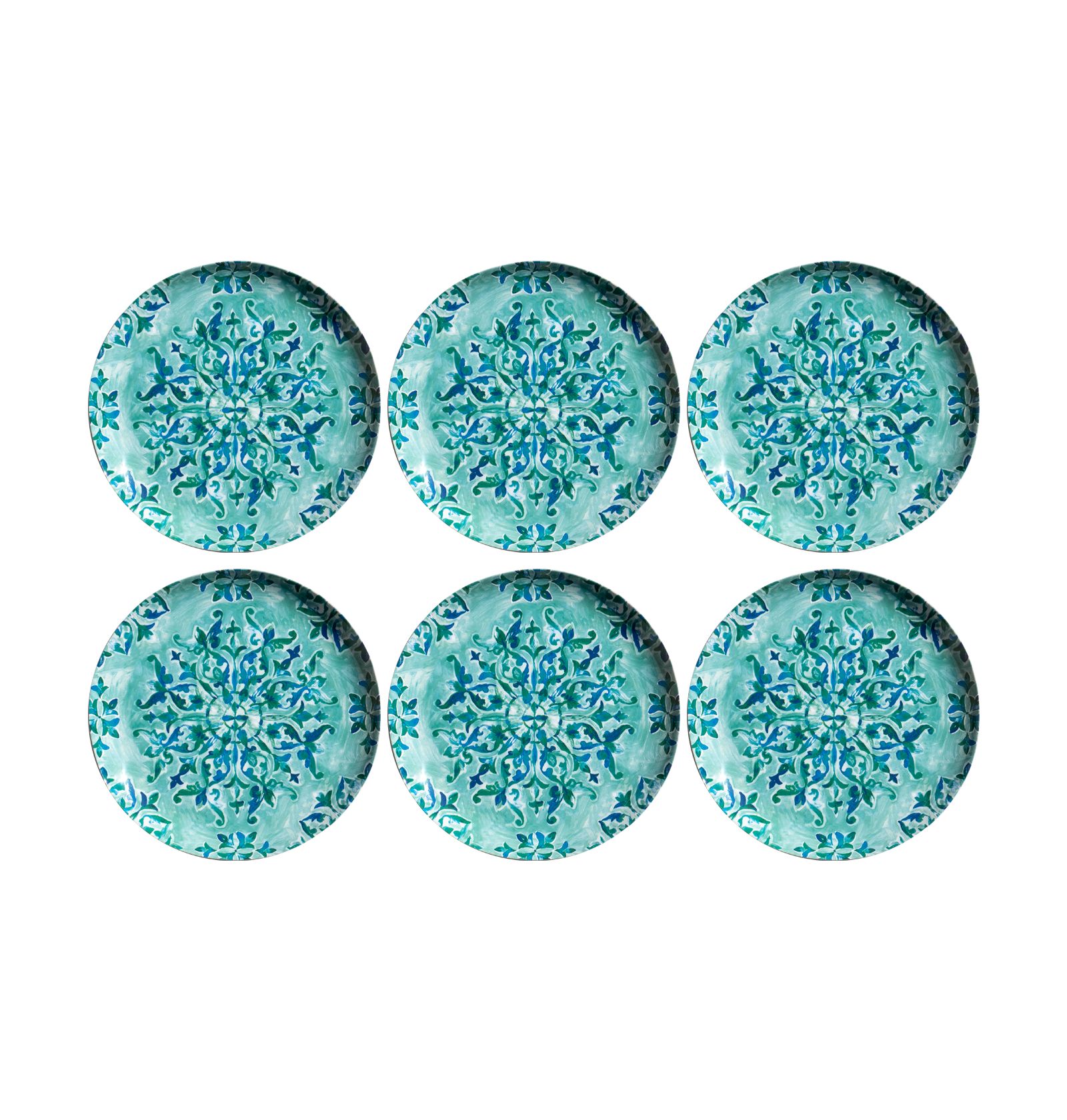 Abode Homewares Cote D'Azur 6-Pc. Dinner Plates, Service For 6
