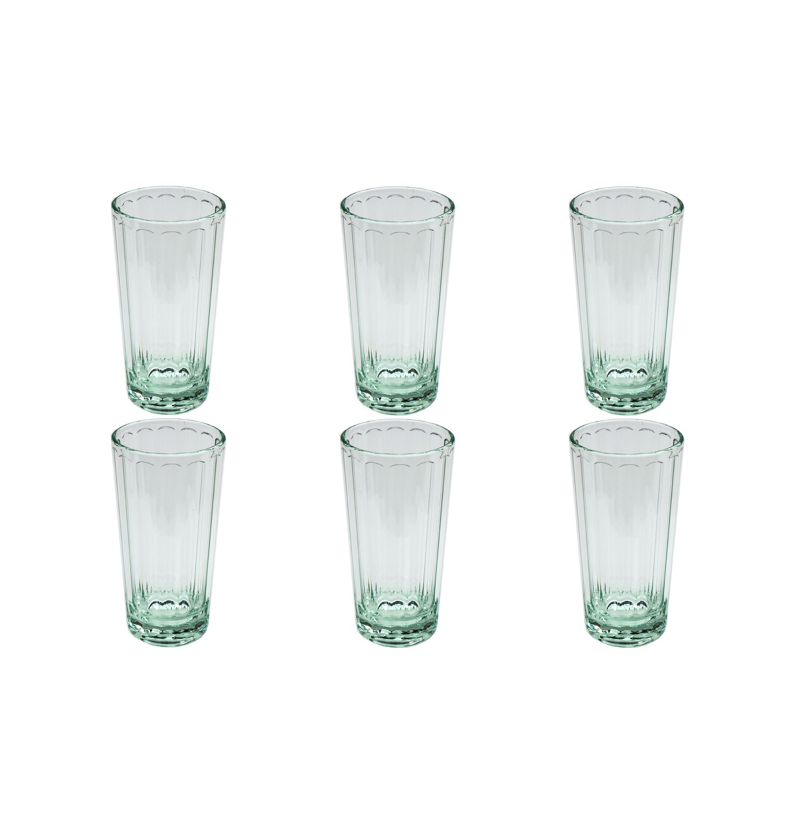 Набор стаканов Abode Homewares Simple Scallop, 6 шт.
