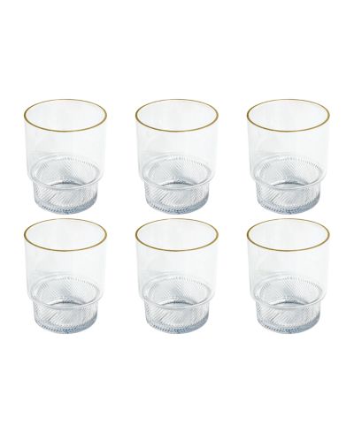 Набор бокалов Abode Homewares Stax Optic Twist, 6 шт.