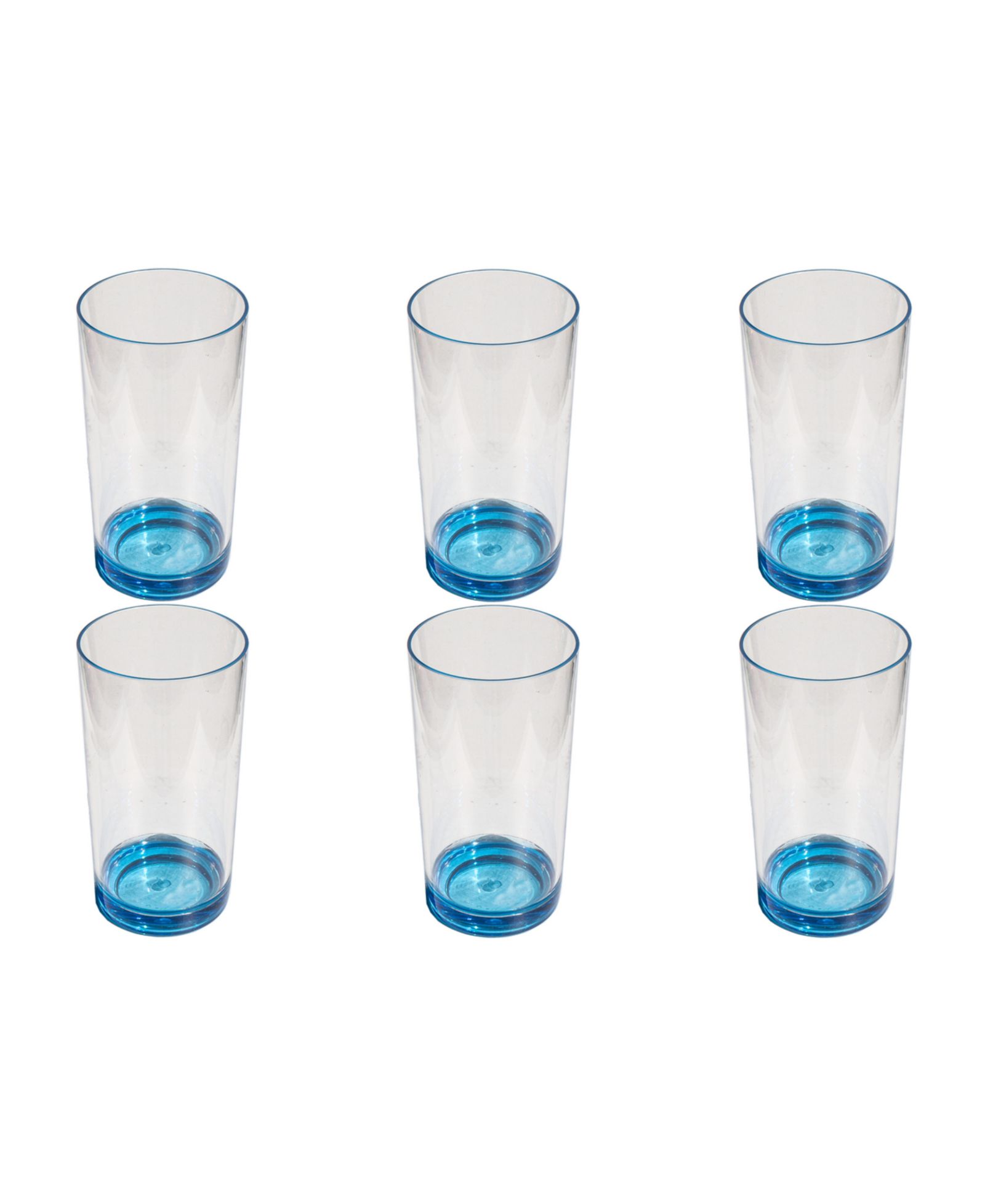 Abode Homewares Fine Ribbed Double Old Fashioned Glasses, Set of 6