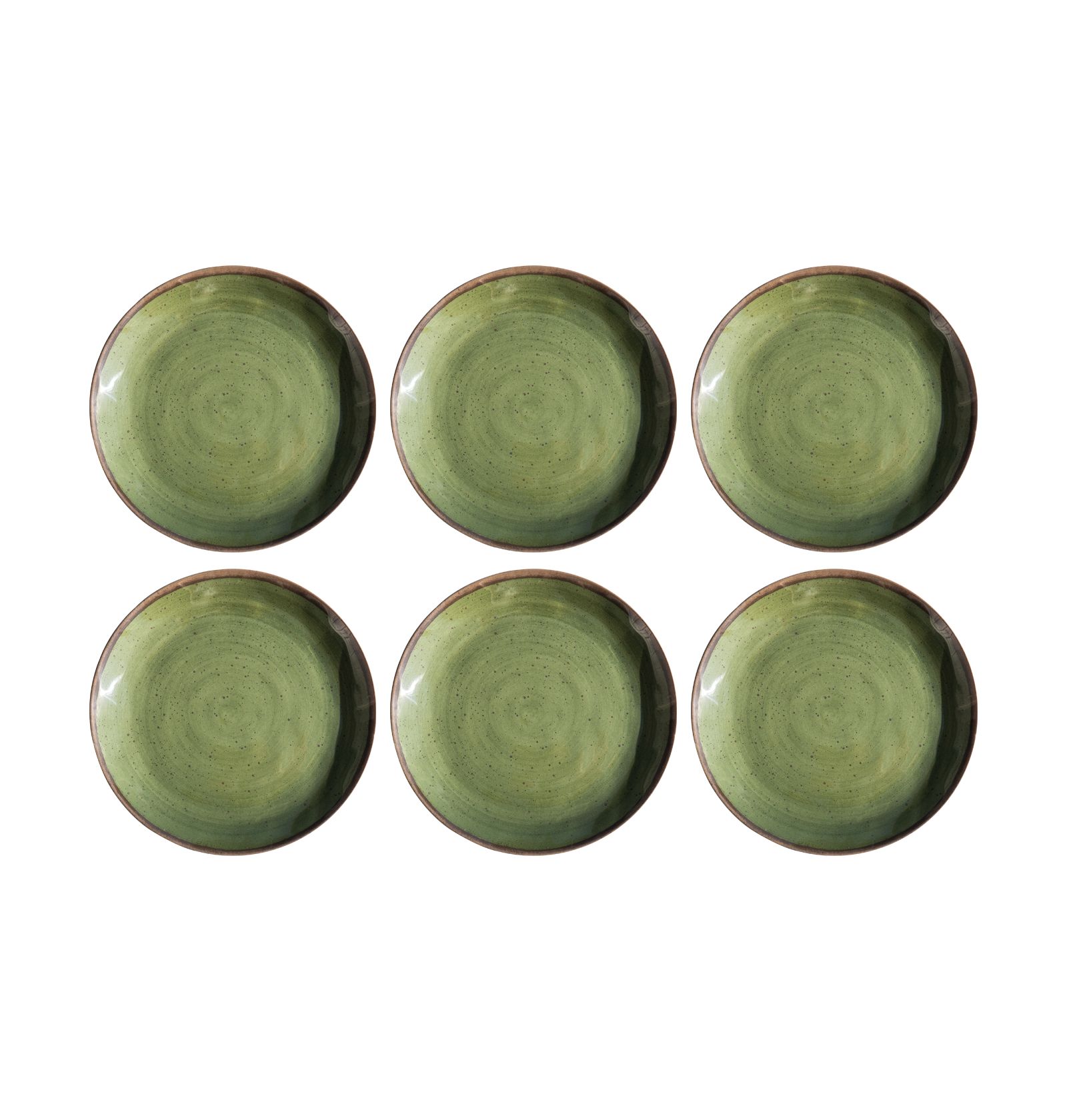 Набор обеденных тарелок Abode Homewares Retreat Pottery, 6 шт., на 6 персон