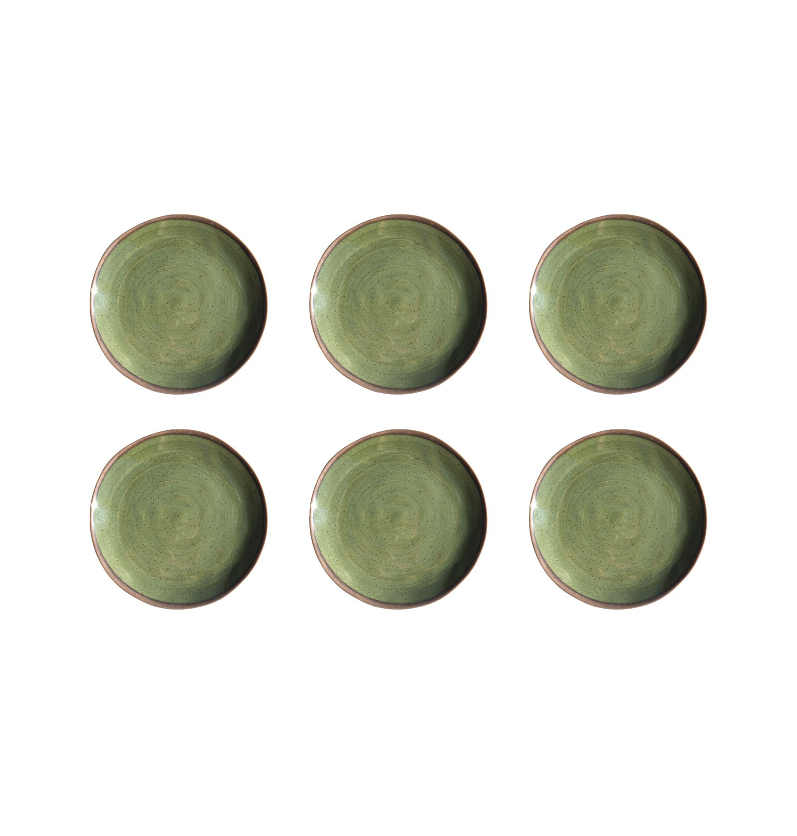 Набор тарелок для салата Abode Homewares Retreat Pottery 6-Pc. на 6 персон