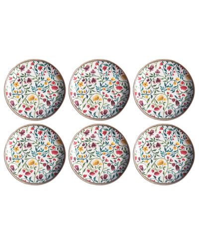 Abode Homewares Garden Vines 6-Pc. Salad Plates, Service For 6