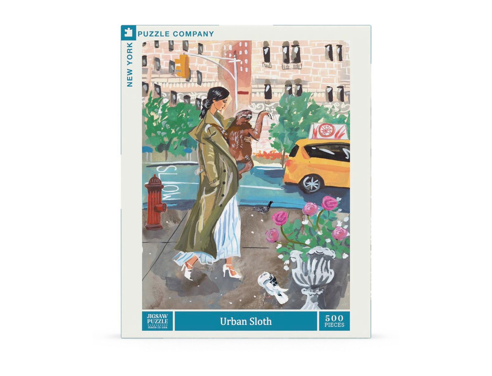 New York Puzzle Company пазл Urban Sloth, 500 деталей
