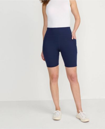 Lands' End Женские спортивные шорты для велоспорта с карманами 7"