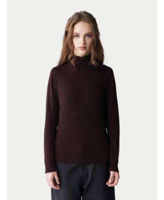 Gobi Cashmere Women's Essential Cashmere Turtle Neck Sweater