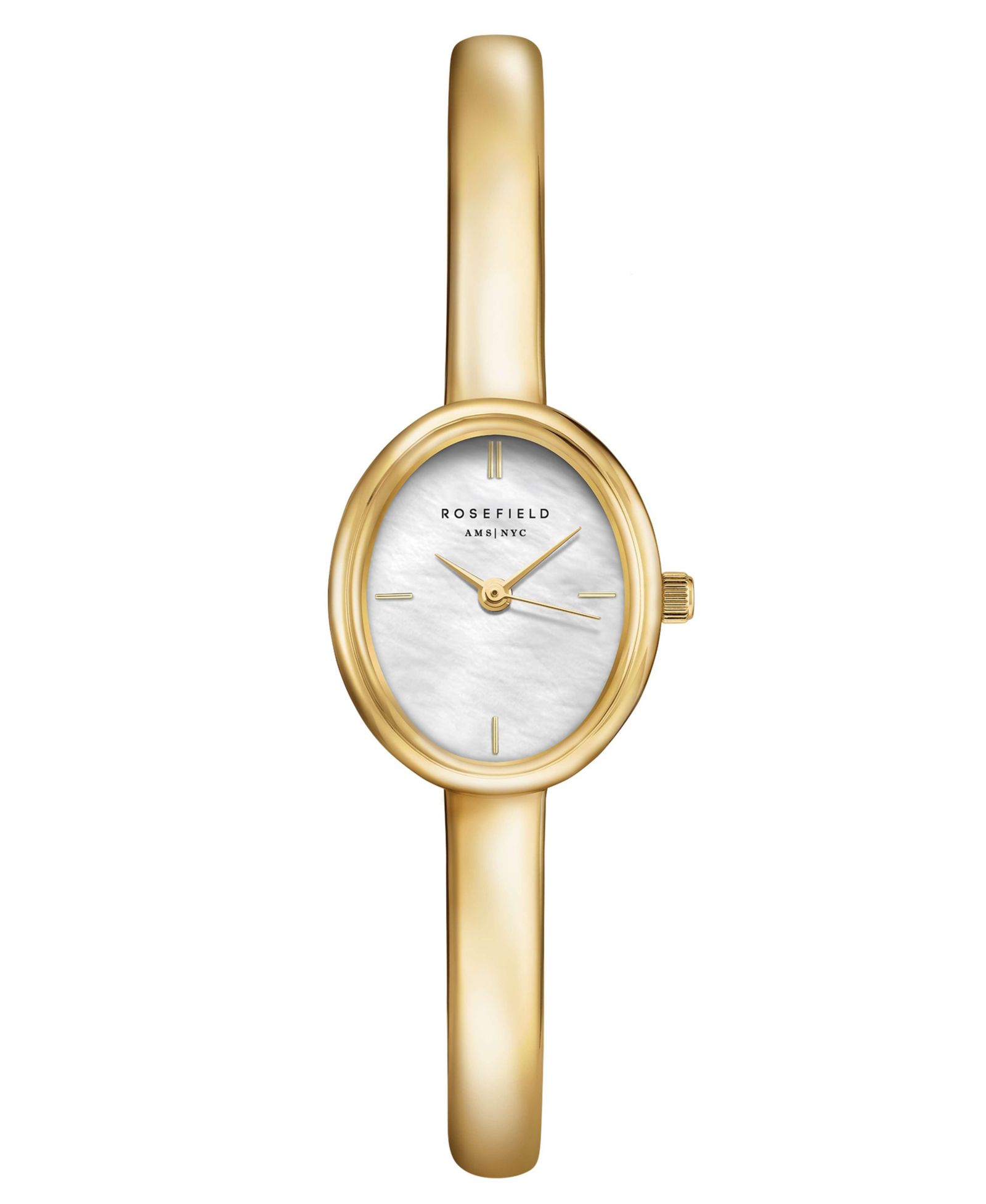 ROSEFIELD Bangle S Женские золотистые часы ROSEFIELD из нержавеющей стали 23.5mm
