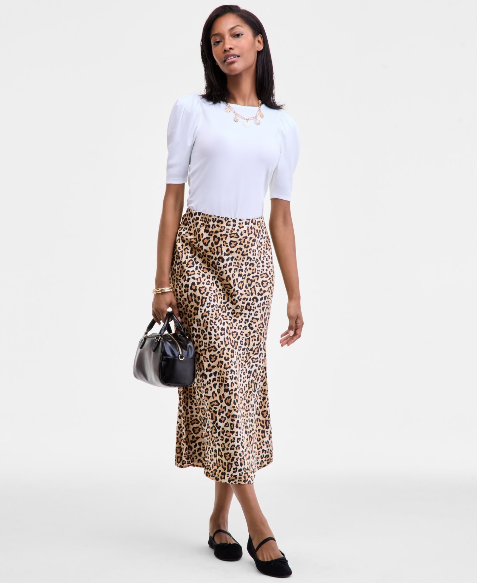 Женская юбка-миди On 34th Printed Slip Skirt