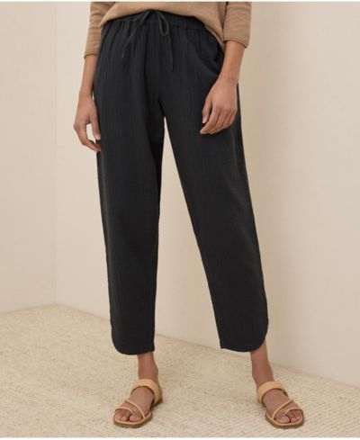 Брюки Pact Women's Organic Cotton Coastal Double Gauze Tapered Pull-On