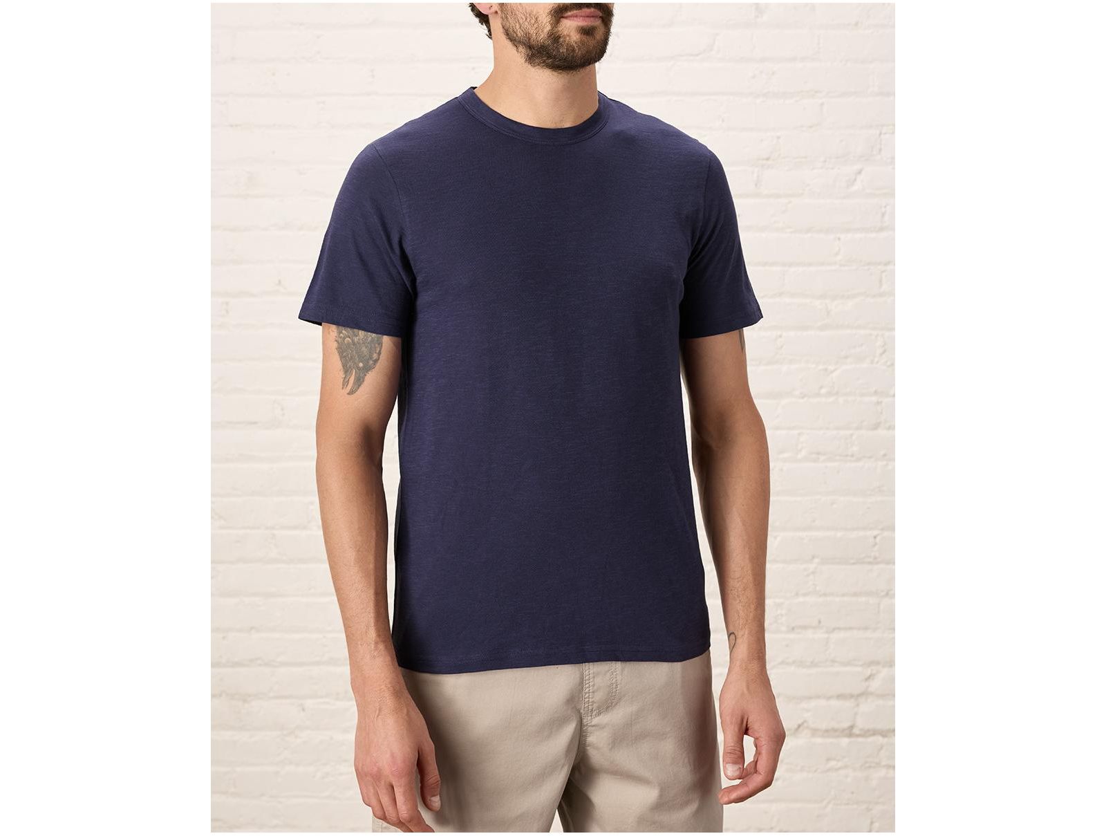 Pact Men's Organic Cotton Featherweight Slub Crew Tee