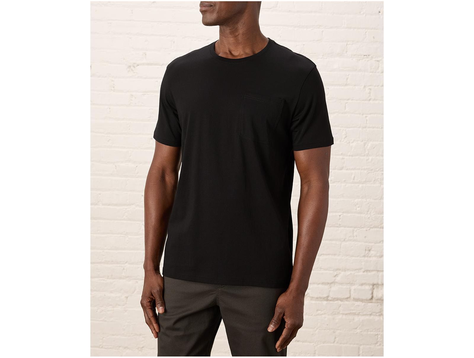 Pact Men's Organic Cotton Softspun Pocket Crew Tee