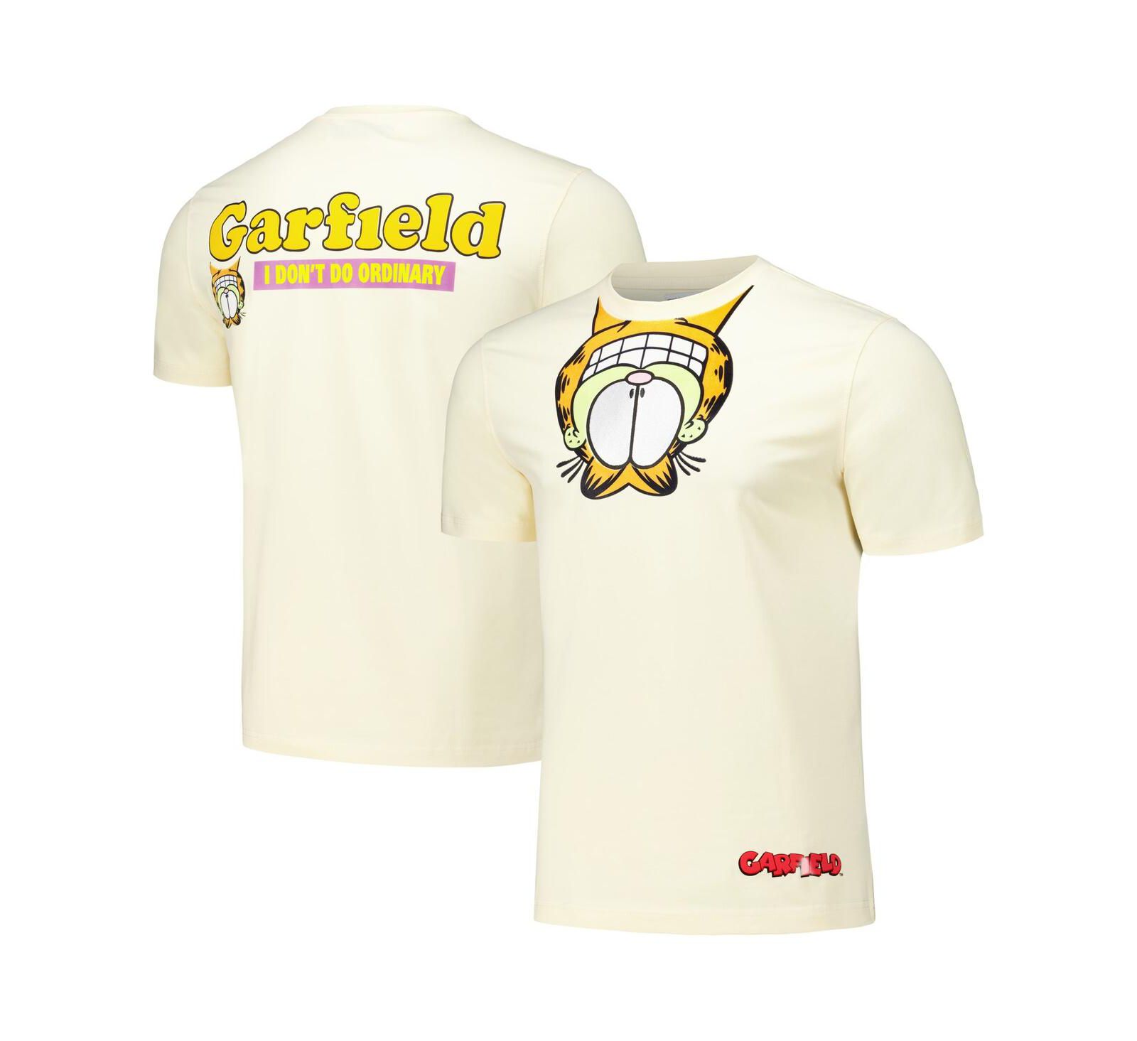 Freeze Max Men's Cream Garfield Upside Down T-Shirt