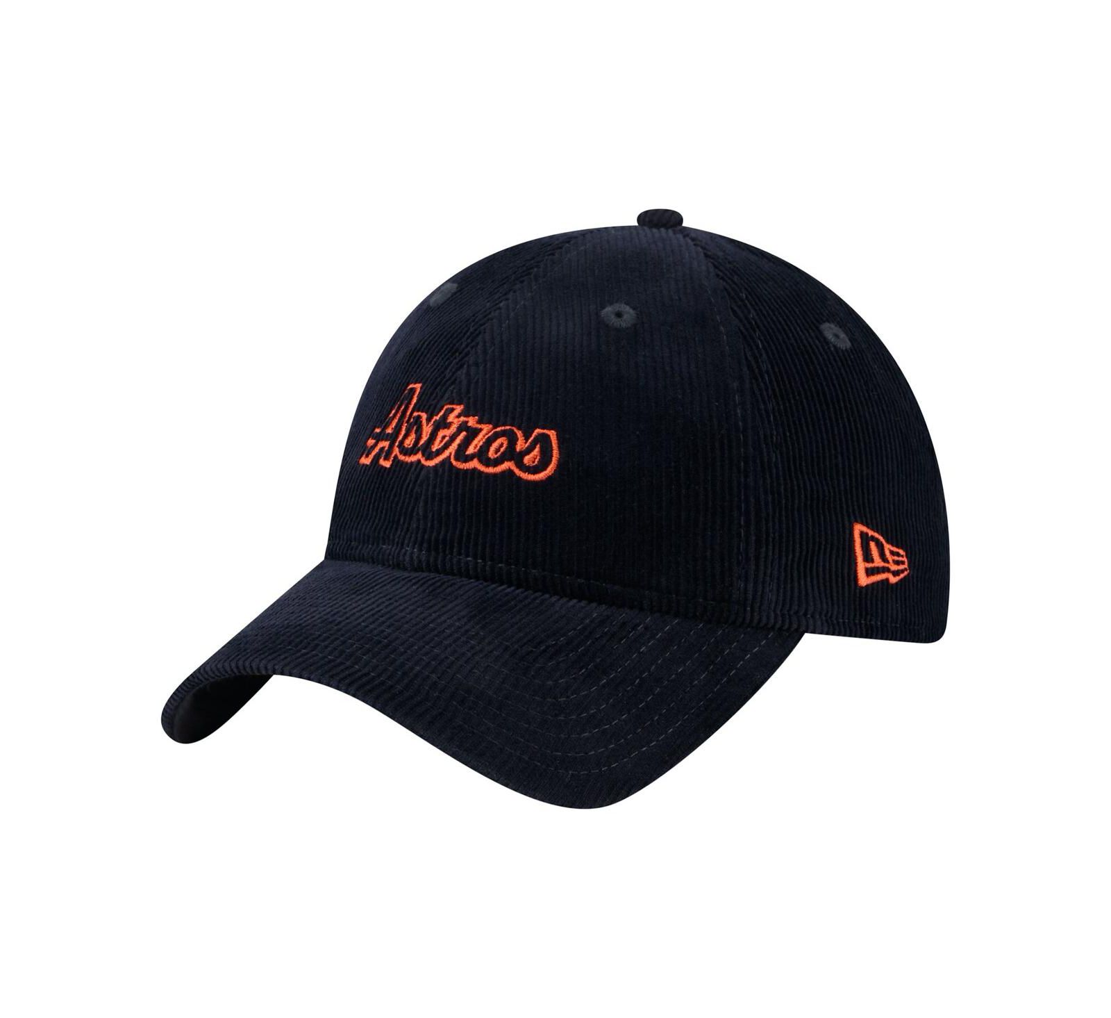 New Era Women's Navy Houston Astros Corduroy 9TWENTY Adjustable Hat