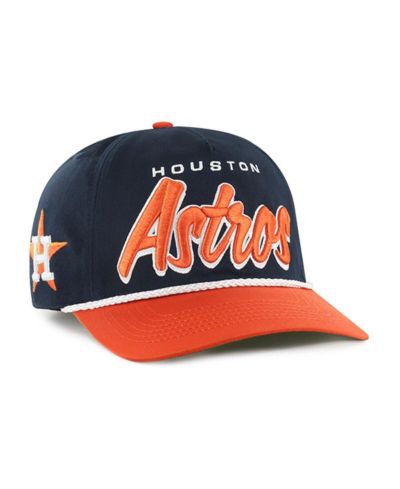 Мужская регулируемая кепка '47 Brand Navy Houston Astros Drop shadow Rope Hitch