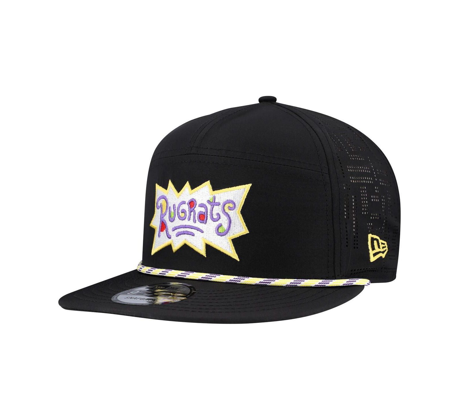 Мужская кепка New Era Black Rugrats Rope Trucker 9FIFTY Snapback