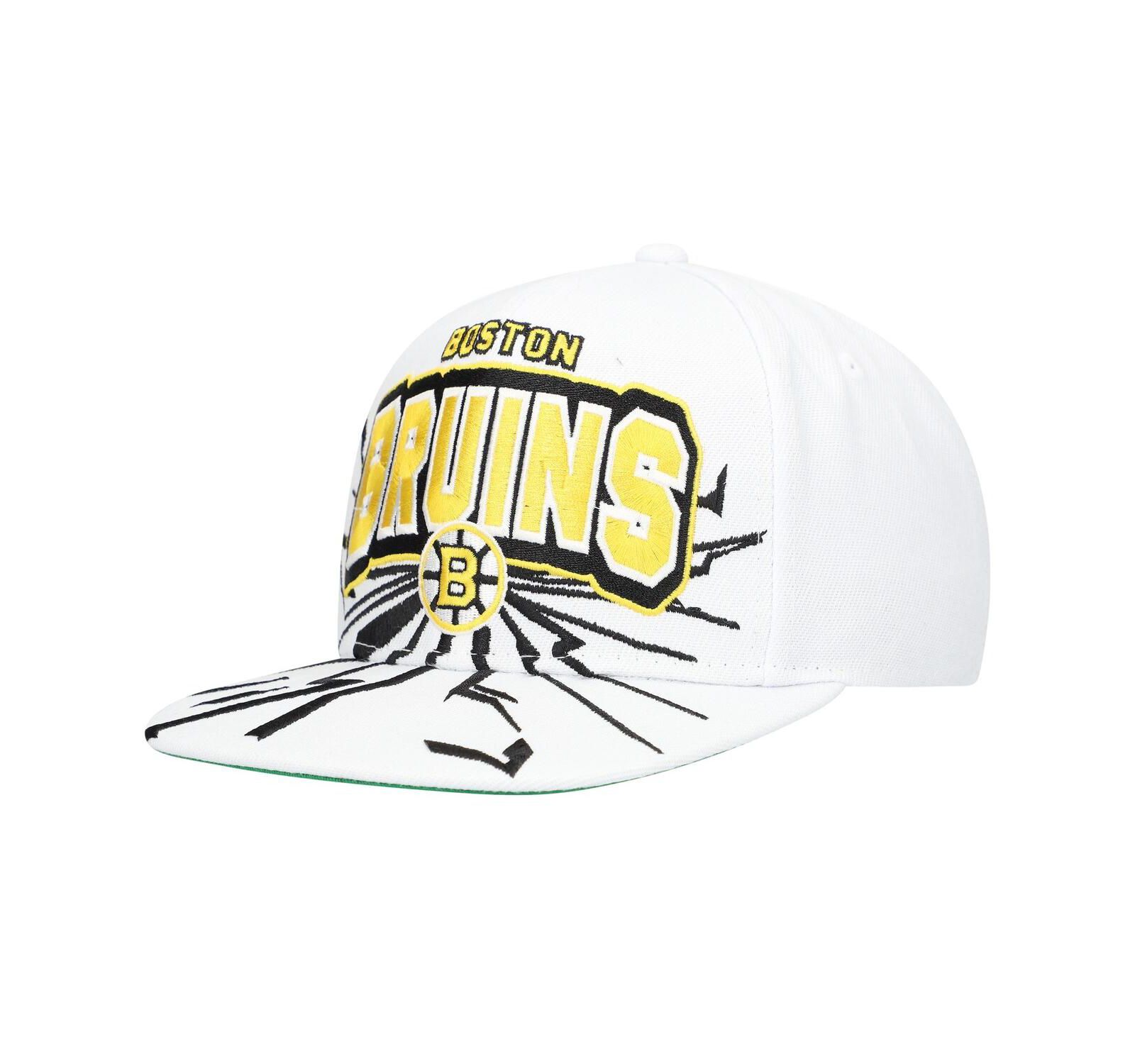 Mitchell & Ness кепка snapback для детей и подростков Boston Bruins White