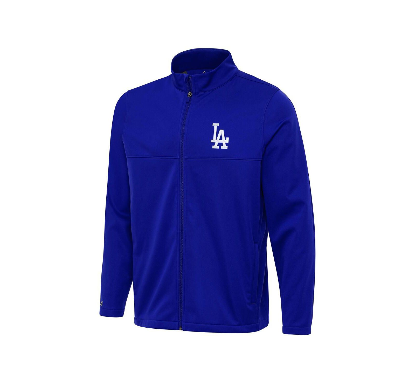 Antigua Men's Royal Los Angeles Dodgers Links 2 Full-Zip Golf Jacket