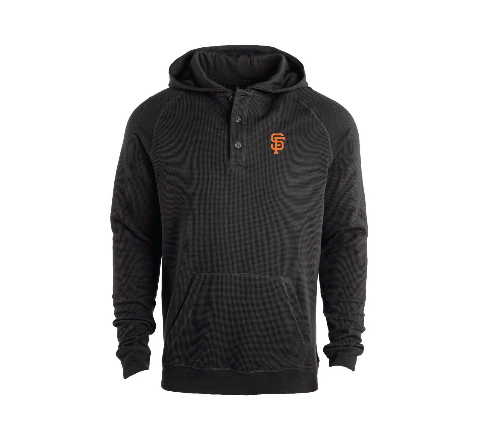 Dunbrooke Men's Black San Francisco Giants Montana Raglan Pullover Hoodie