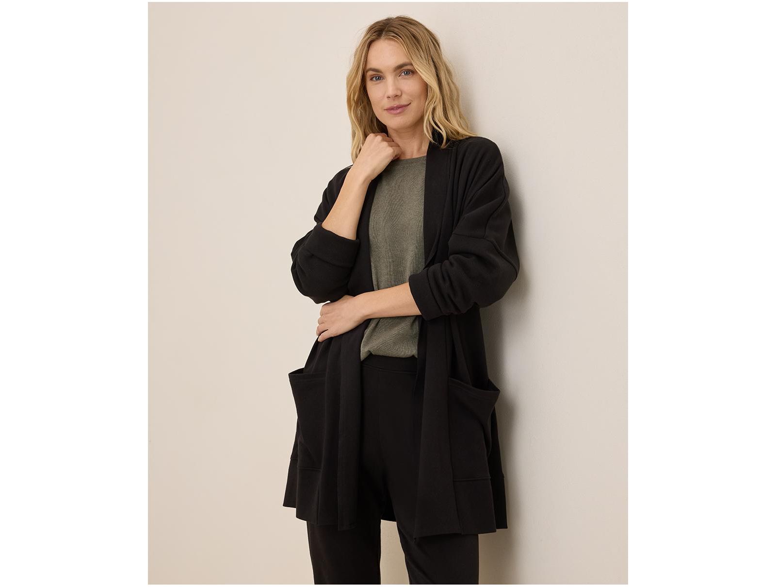 Pact Women's Organic Cotton Airplane Wrap Cardigan -