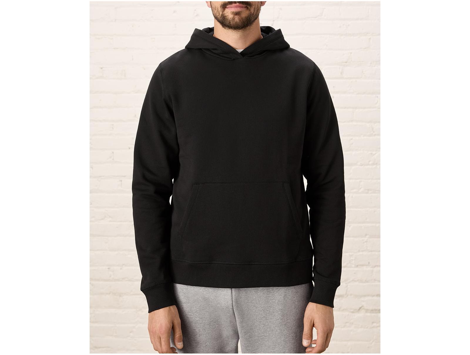 Pact Men's Organic Cotton Cloud Brushed Fleece Pullover Hoodie