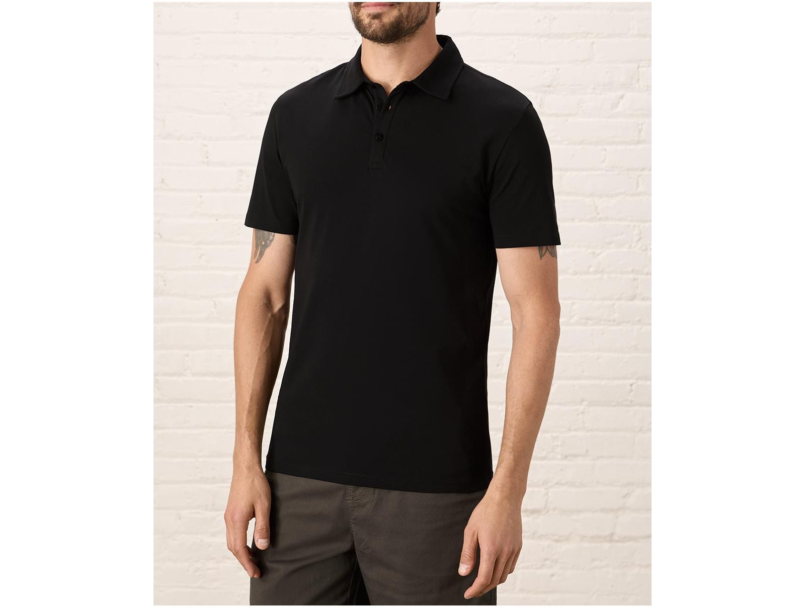 Pact Мужской Organic Cotton Luxe Stretch Jersey Slim Polo