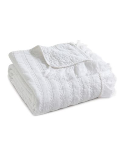 Levtex Wilhemina Stone Washed Quilted Throw, 50" x 60"