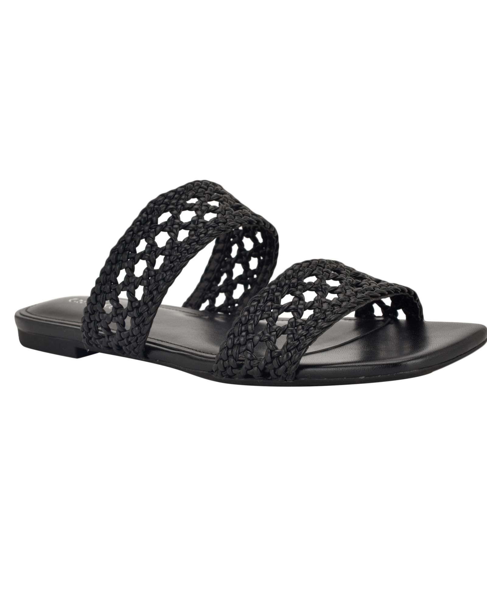 Calvin Klein Women's Florency Woven Slip-On Flat Sandals