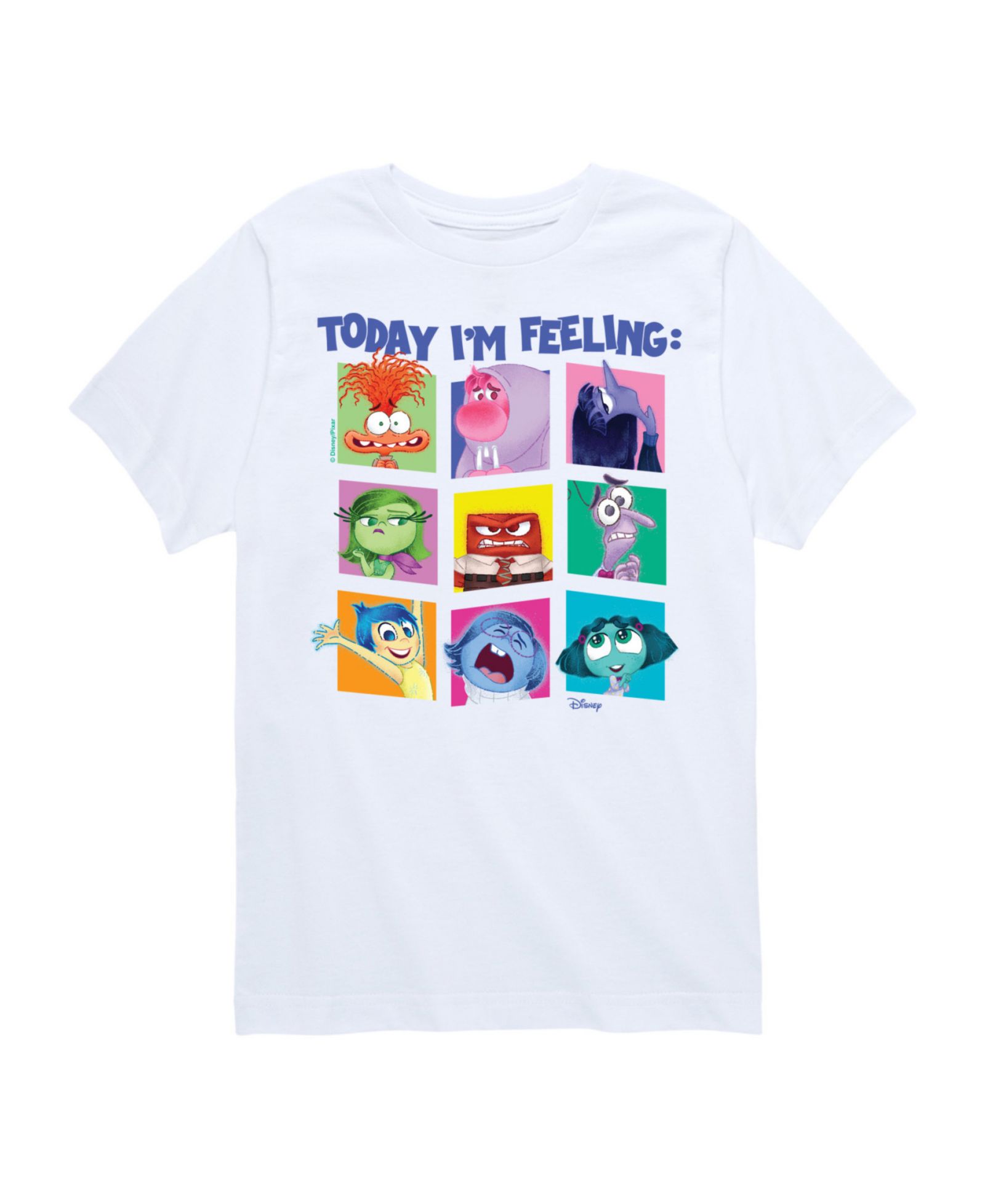 Детская футболка Disney Toddler Boys Inside Out 2 Today I'm feeling Graphic