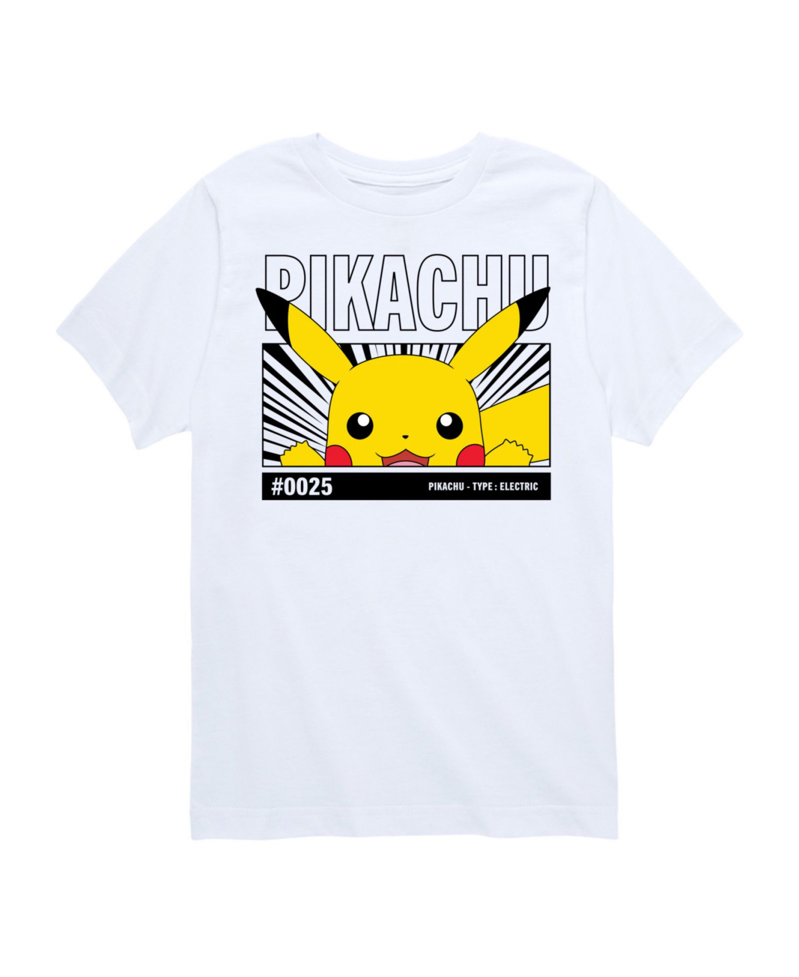 Детская футболка Pokémon с принтом Pikachu