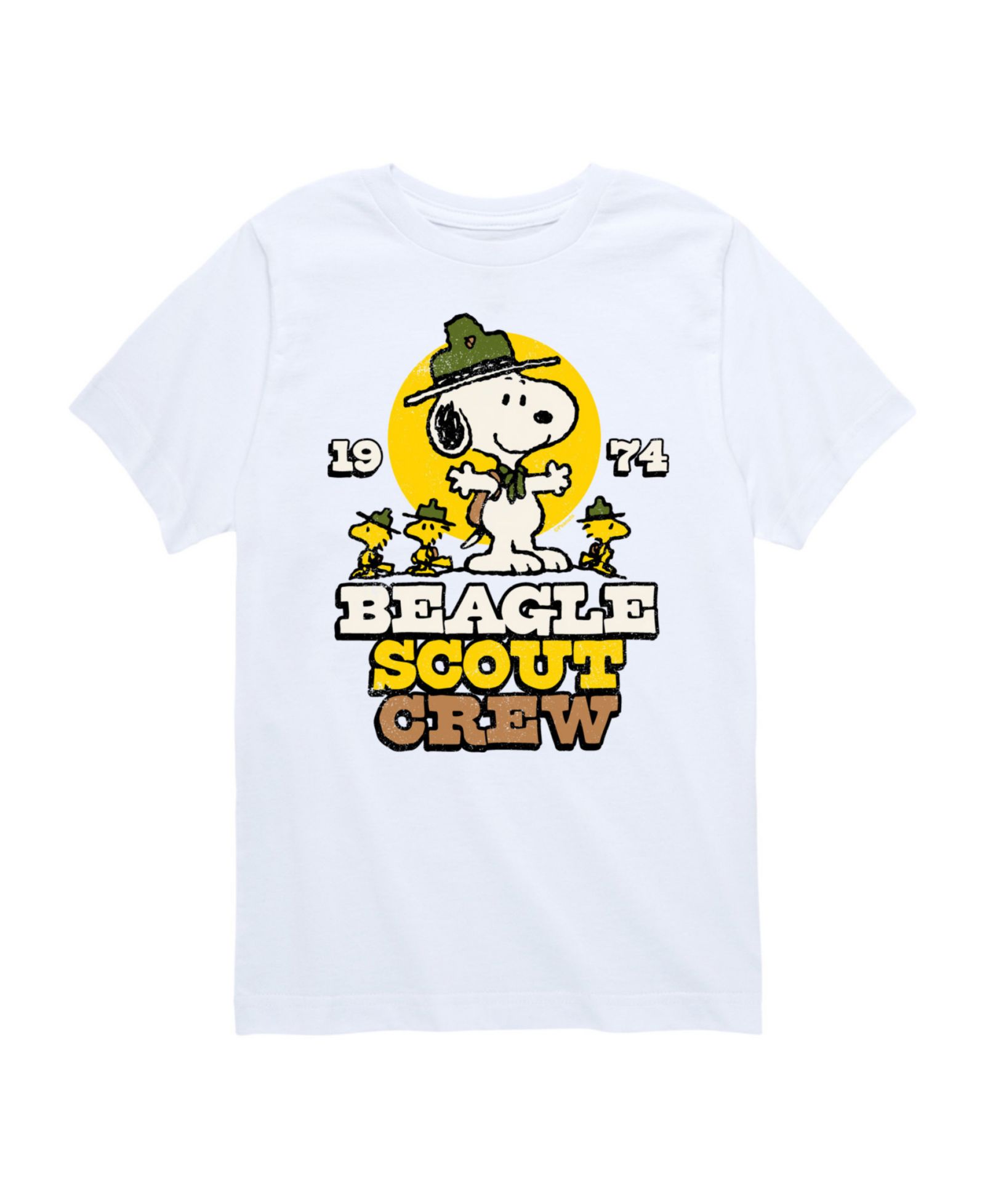 Детская футболка Peanuts Big Boys Beagle Scout Graphic