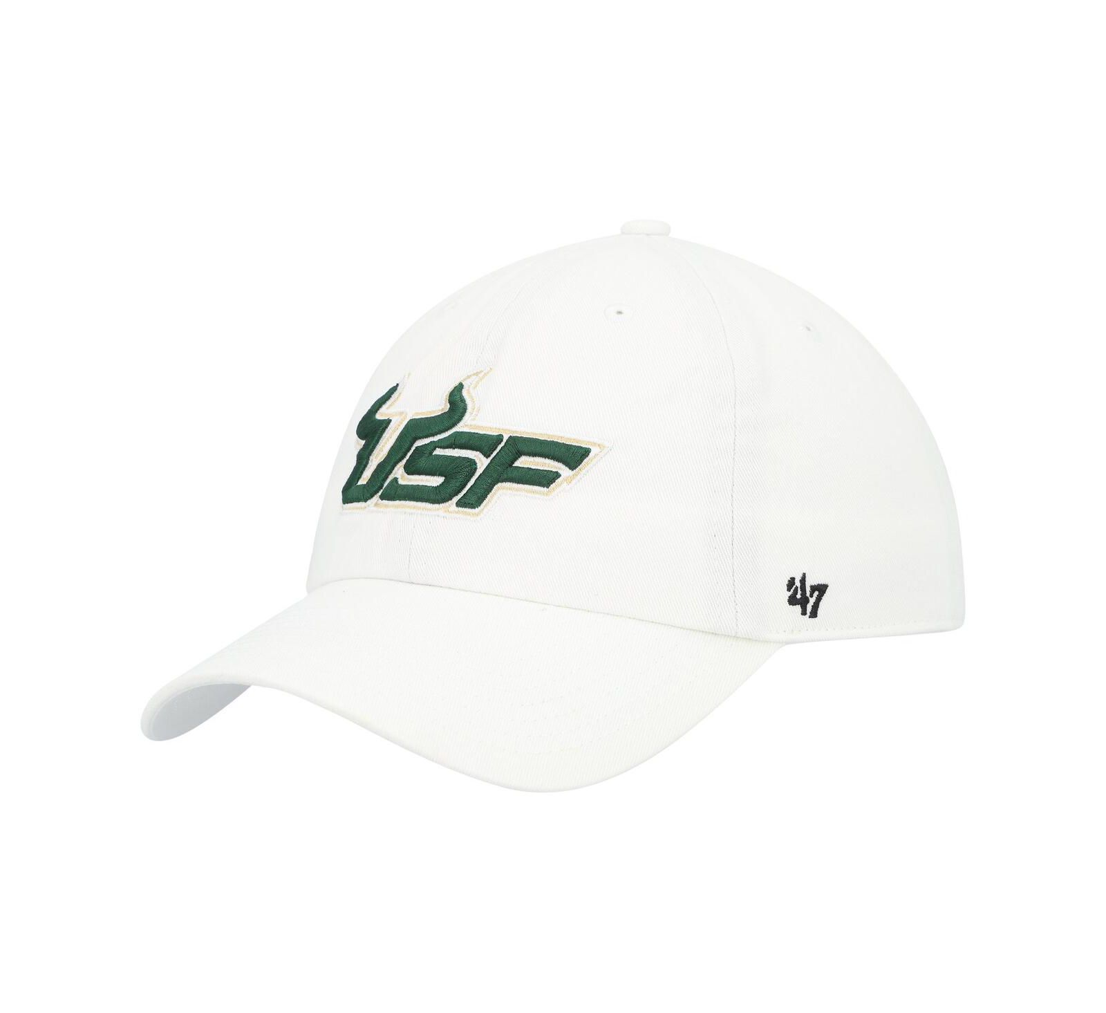 '47 Brand Мужская регулируемая кепка South Florida Bulls, белая