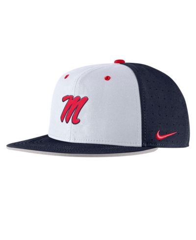 Мужская бейсболка Nike Ole Miss Rebels On-Field True Performance, темно-синяя