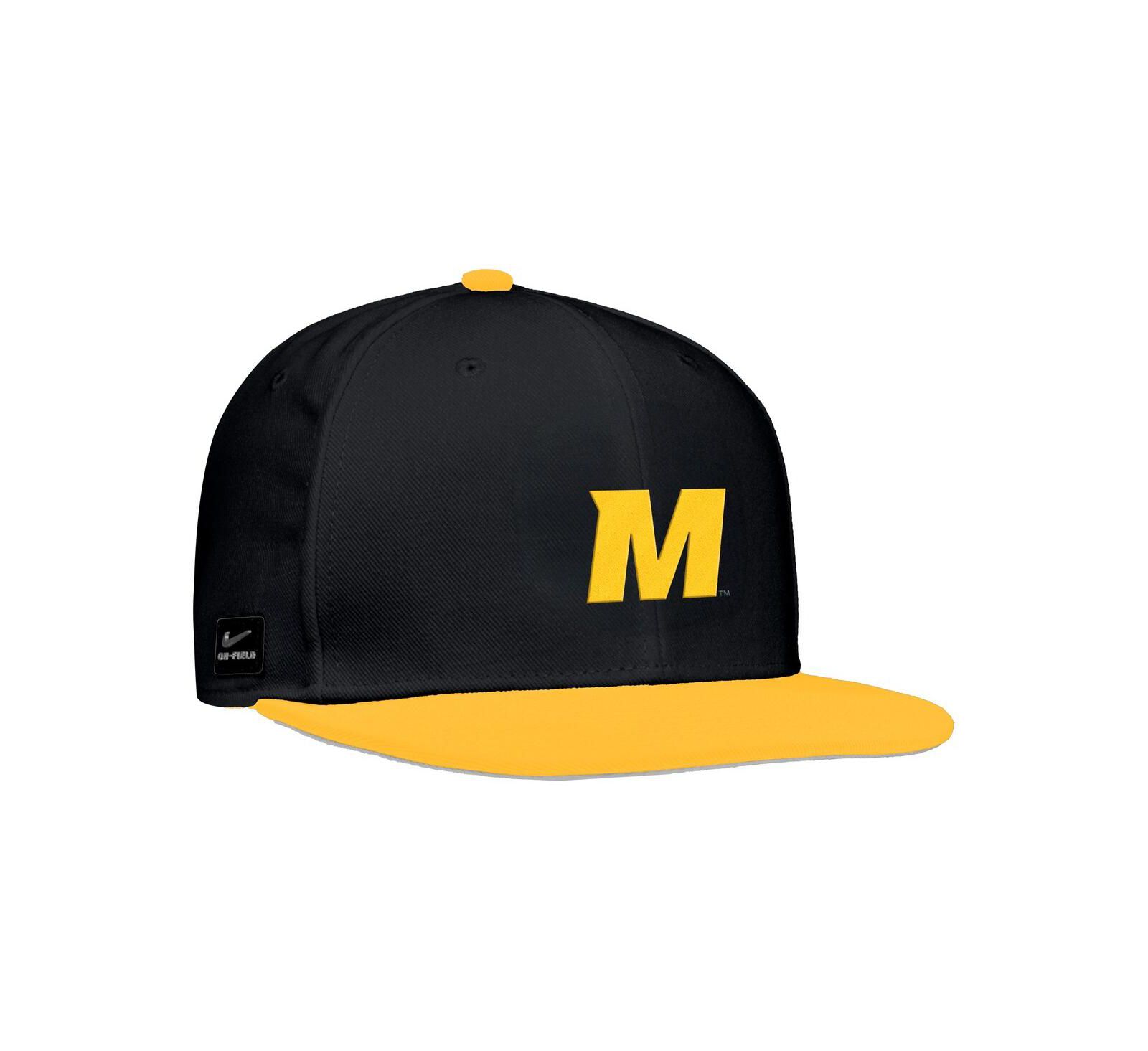 Мужская бейсболка Nike Black Missouri Tigers On-Field Baseball Performance Fitted Hat