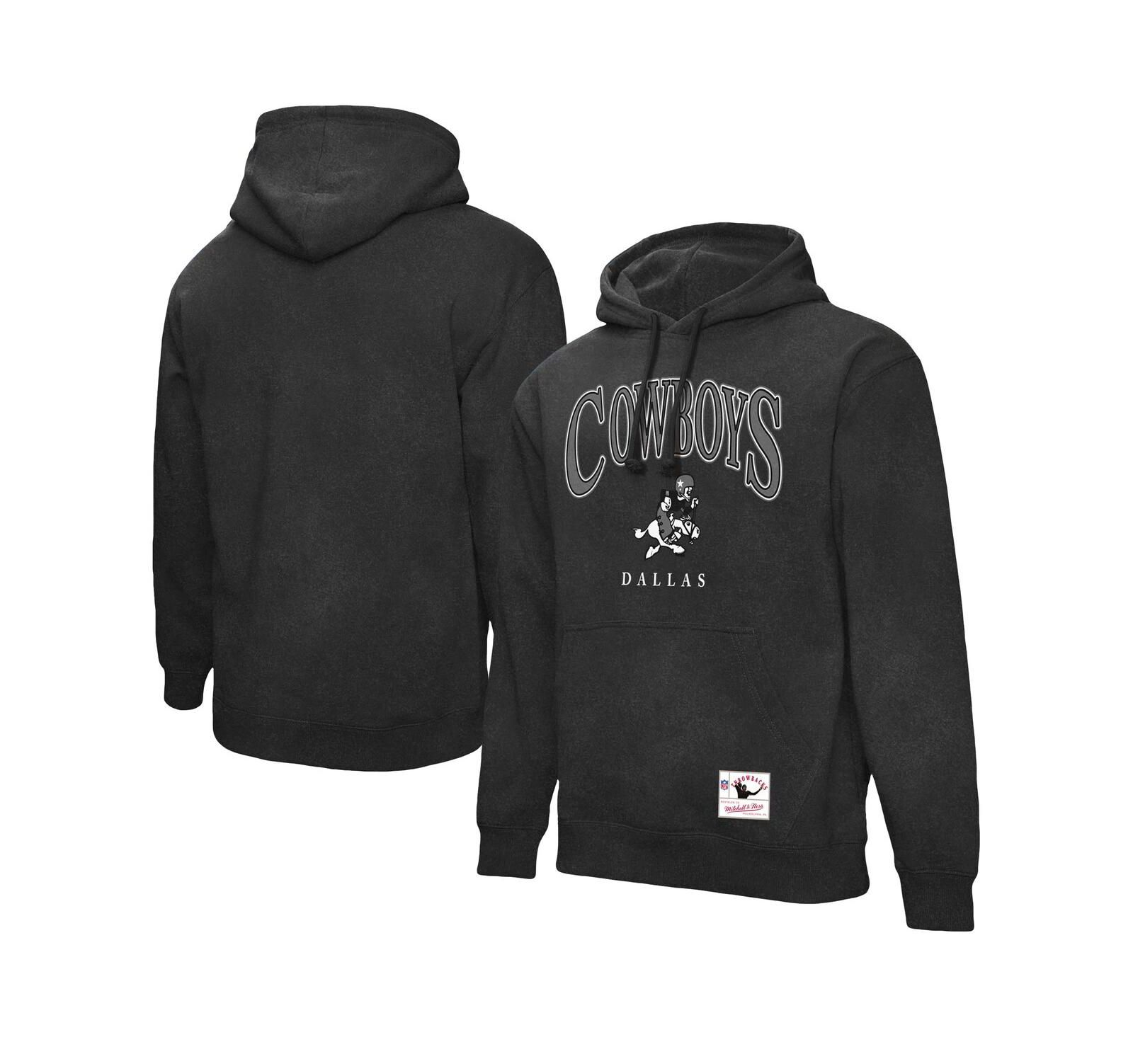 Mitchell & Ness Мужское худи pullover Dallas Cowboys, серое