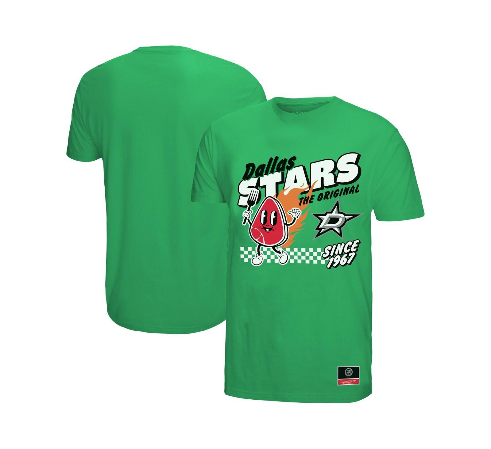 Mitchell & Ness Men's Kelly Green Dallas Stars Local Food T-Shirt