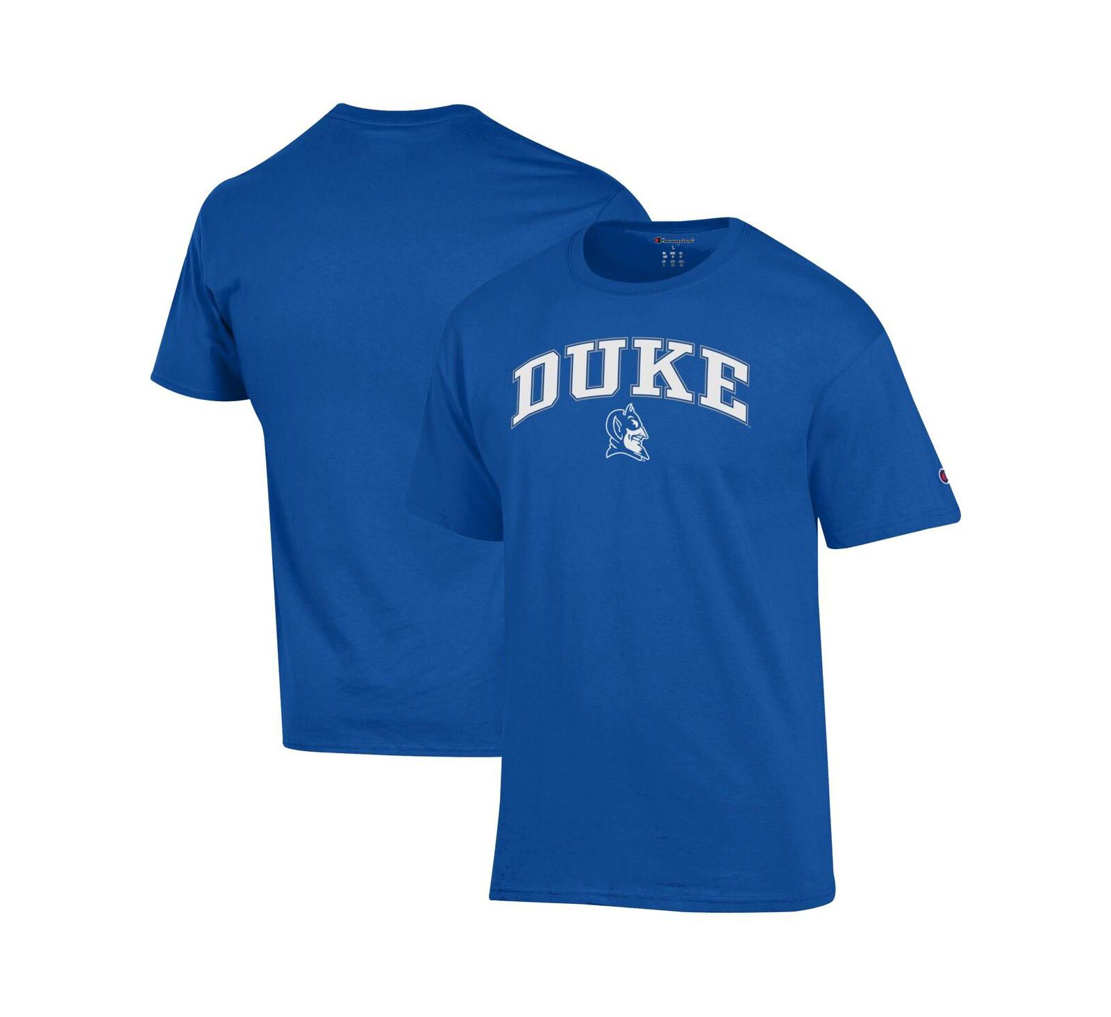 Champion Men's Royal Duke Blue Devils Arched Logo T-Shirt