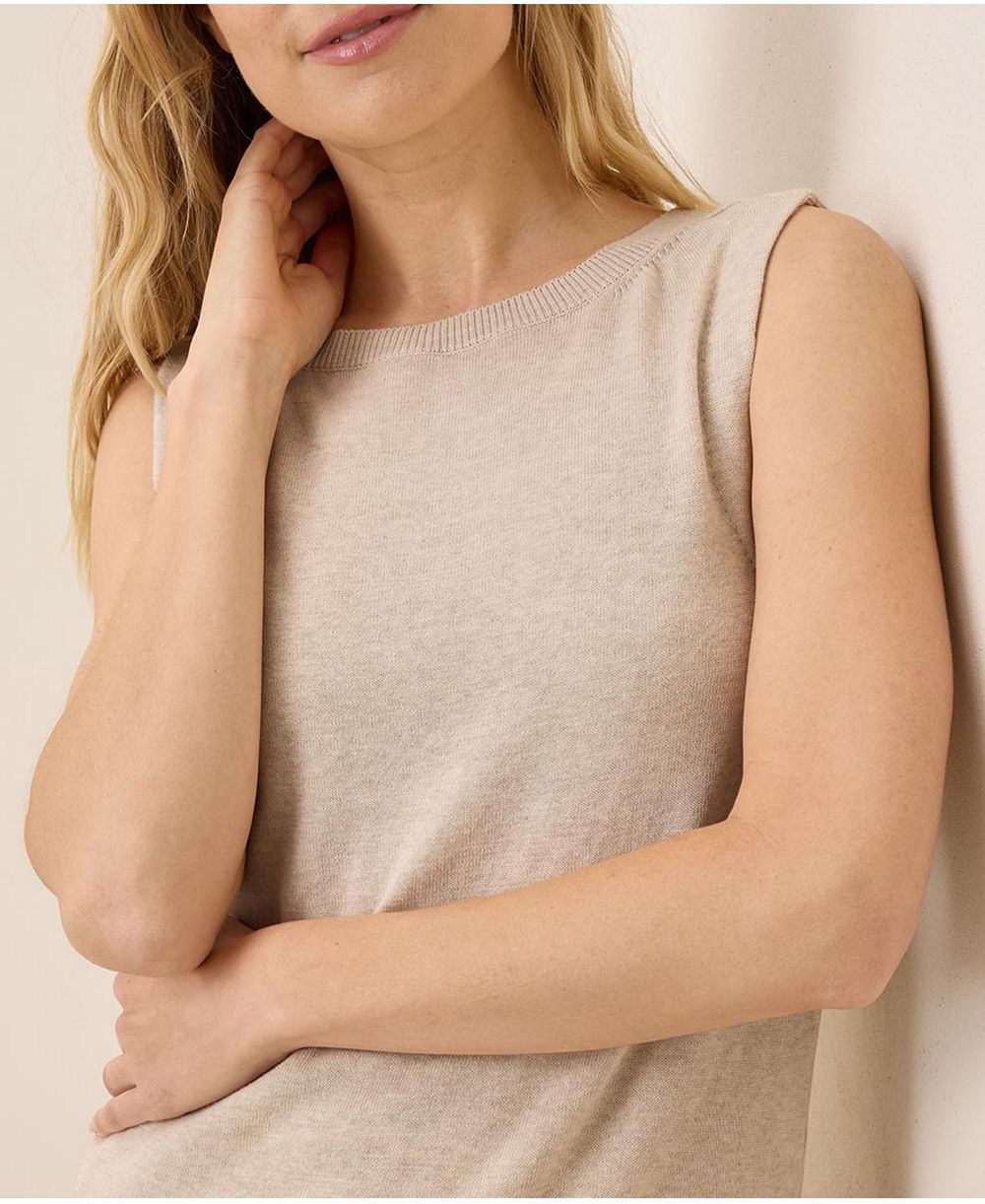 Pact Women's Organic Cotton Classic Fine Knit Shell