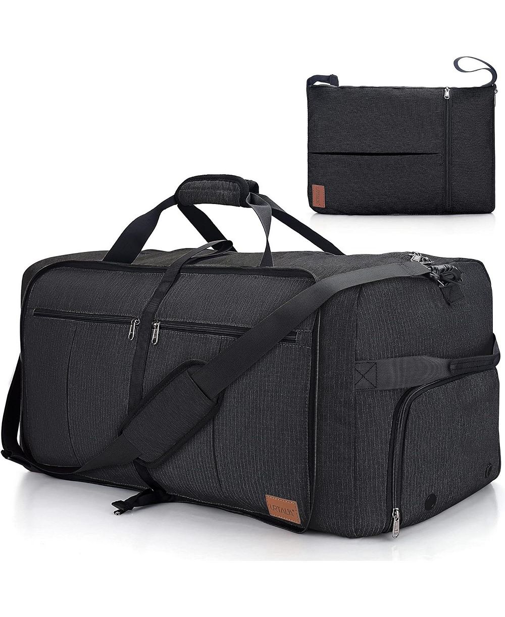 Urtala 120L Travel Duffle Bag for Men and Women, Large Foldable Duffel Bag for Travel with Shoe Compartment Overnight Weekender Bag Gym Bag Water & Tear Resistant