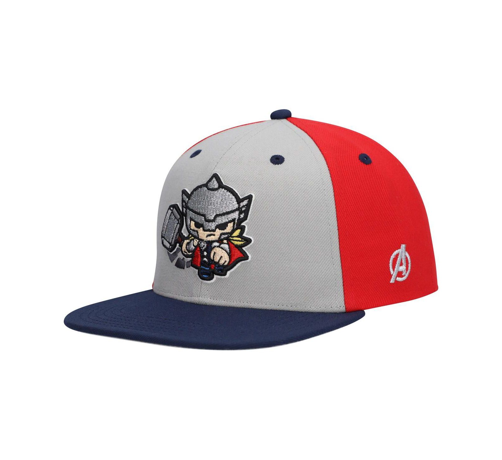 Lids Детская кепка Snapback Thor Chibi со светящимся эффектом, серая