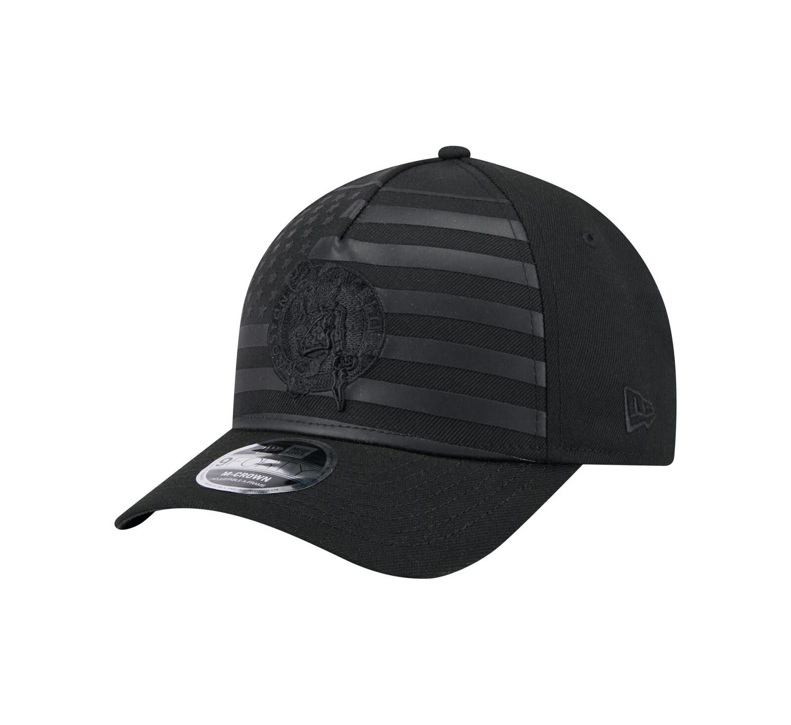Мужская кепка New Era Boston Celtics Game Day Flag A-Frame 9FORTY регулируемая черная