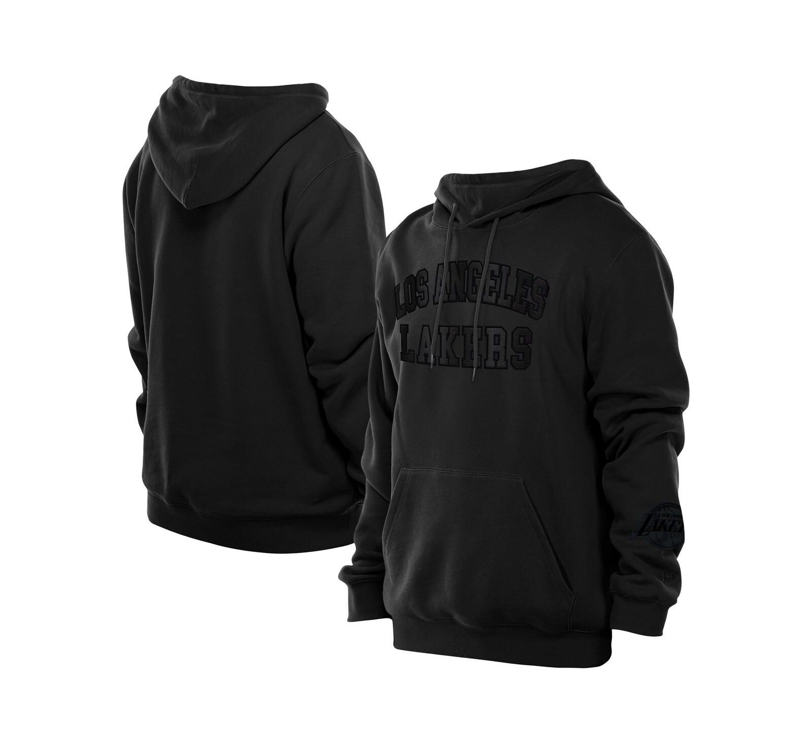 Худи New Era Men's Black Los Angeles Lakers Logo Select Premium Pullover