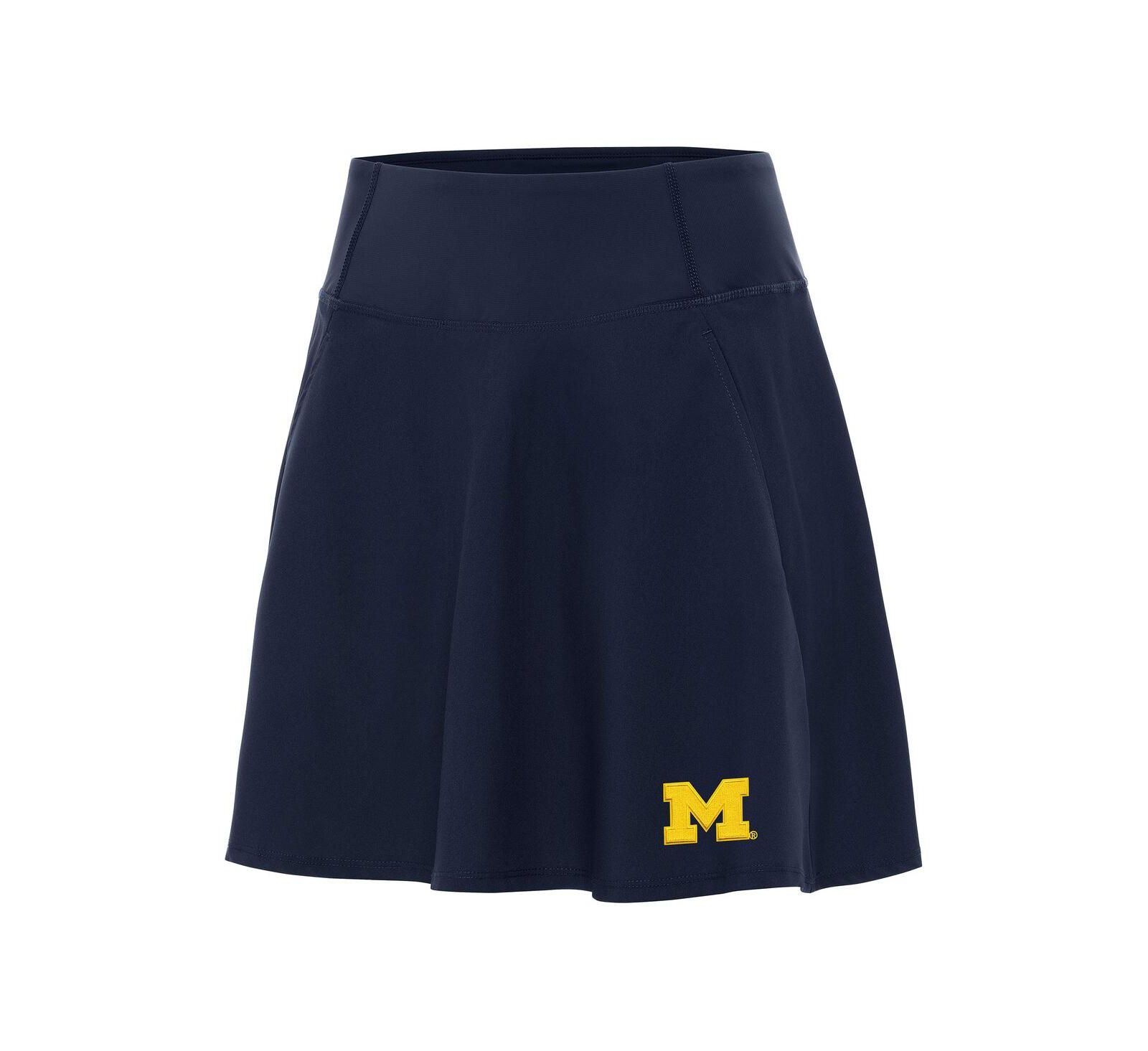 Женский шорты-юбка Antigua Michigan Wolverines Navy