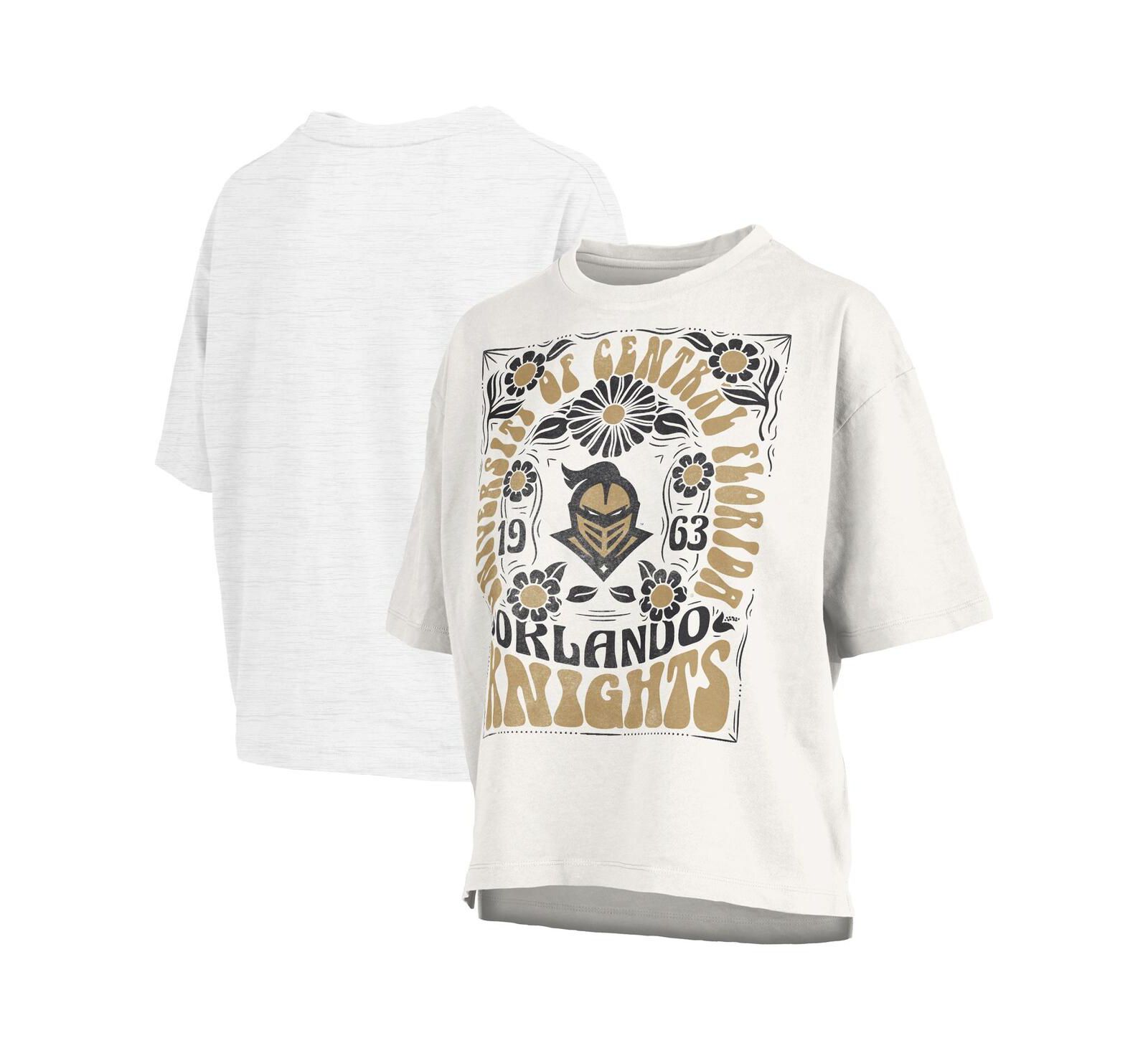 Женская футболка Pressbox White UCF Knights Harmony Oversized