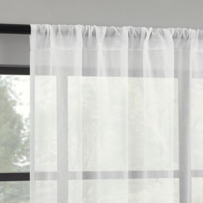 Indigo Road by Egypt Sherrod Nahla 100% Cotton Sheer Rod Pocket Curtain Panel