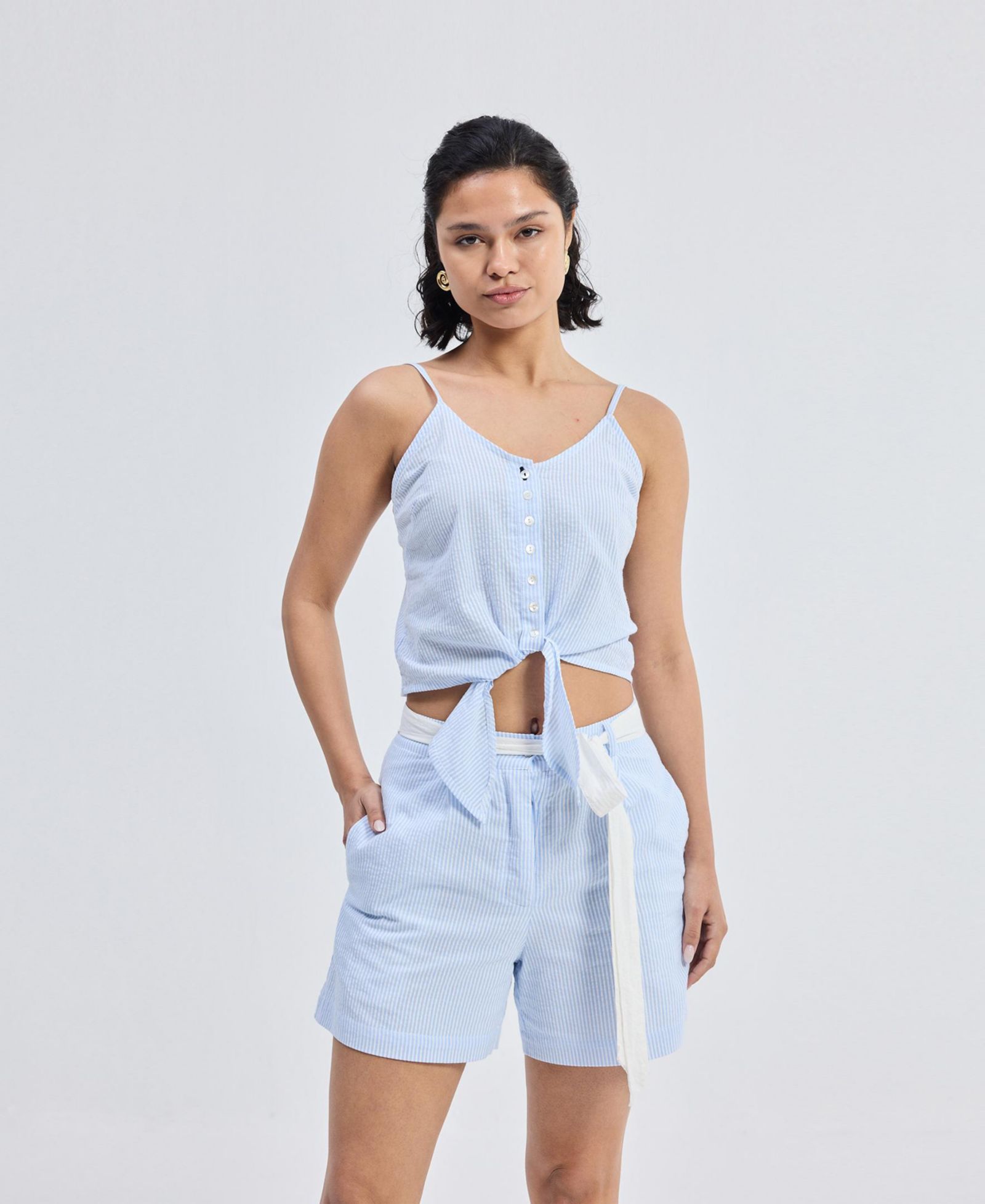 Reistor Женские шорты в полоску Regular Fit