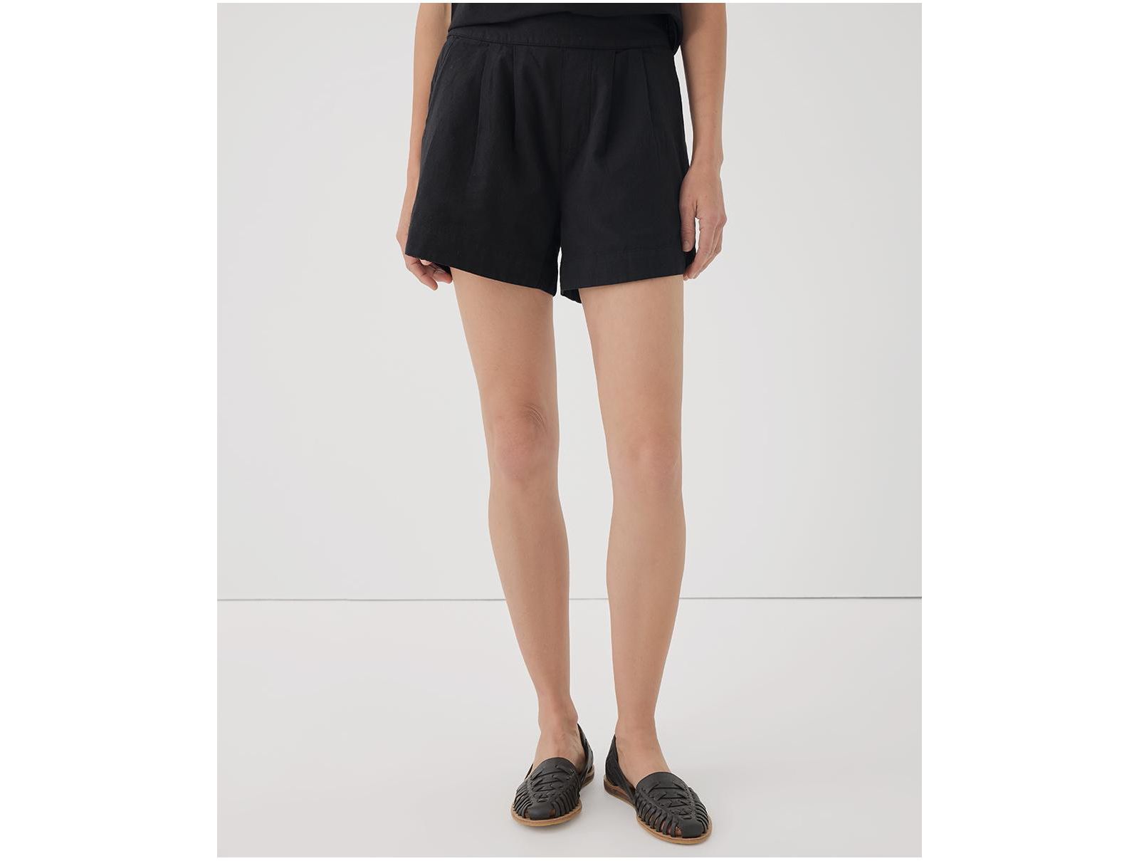 Pact Canopy Linen Blend High-Waisted Short