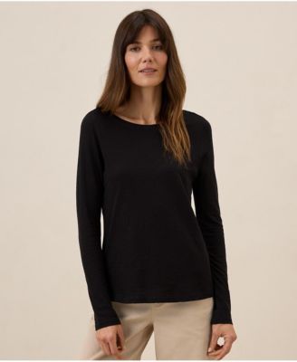 Футболка Pact Women's Organic Cotton Featherweight Slub Long Sleeve Tee