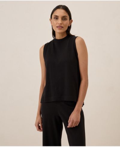 Pact Women's Airplane Mock Neck Shell