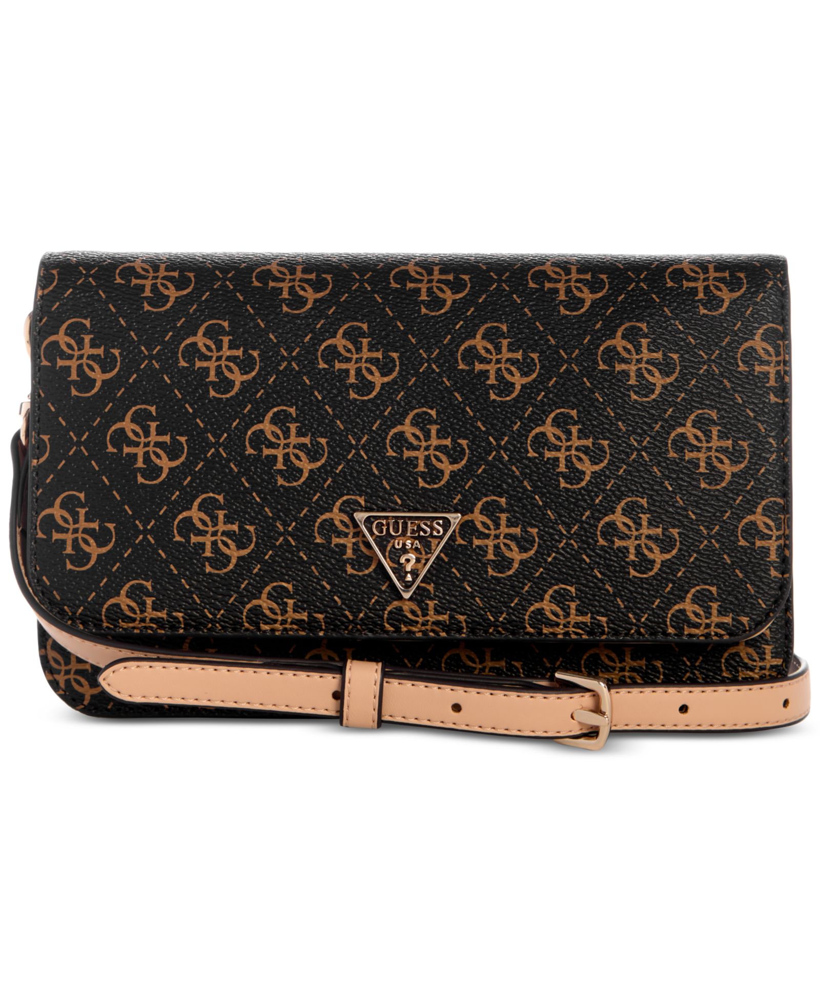 GUESS Noelle II Logo Crossbody Flap Bag
